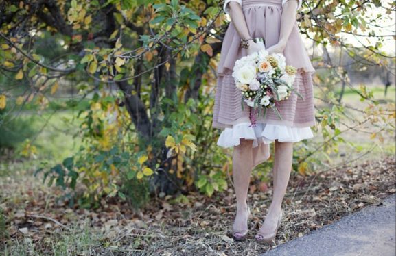 Three colours, three styles of wedding and their bouquets