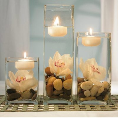 Velas para bodas otoñales e invernales