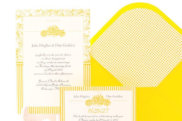 Invitaciones de boda con los colores de 2013. Parte 2