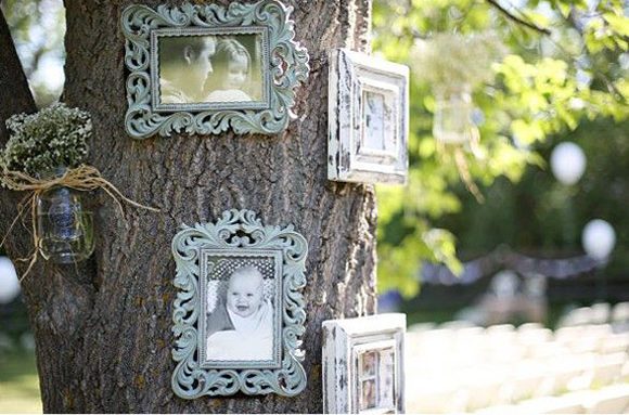 Decoración de árboles en las bodas