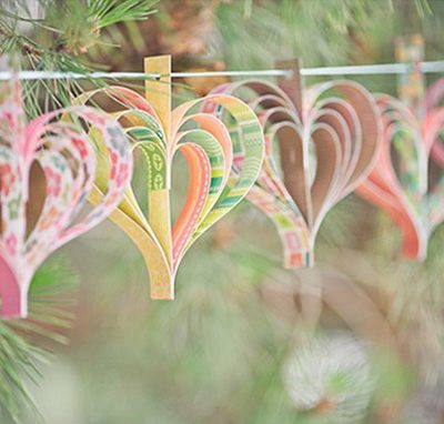 Decoraciones colgantes para bodas y fiestas