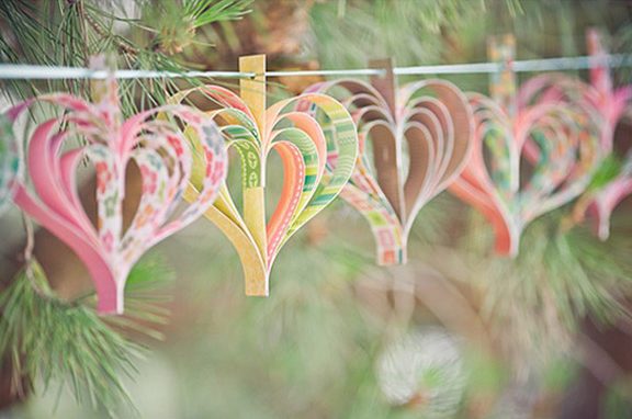 Decoraciones colgantes para bodas y fiestas