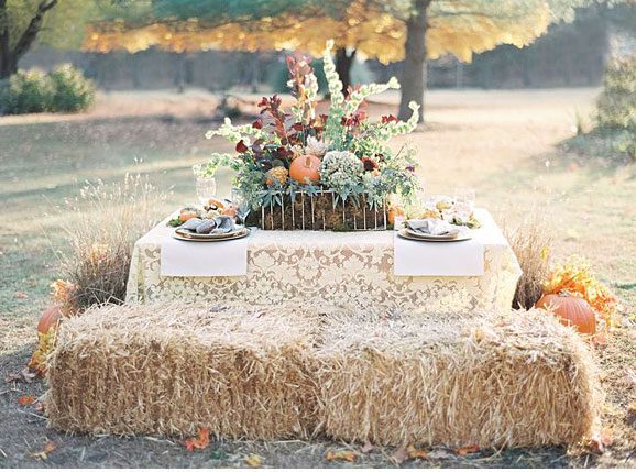 Bodas de Otoño. Ideas para decorar con elementos de otoño