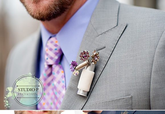 Boutonniers originales para tu boda