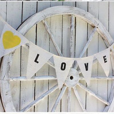 Banderines para decorar tu boda