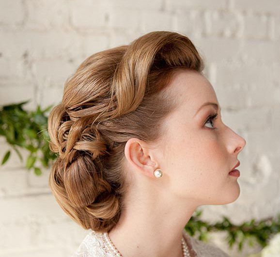 Peinados y maquillajes para novias vintage