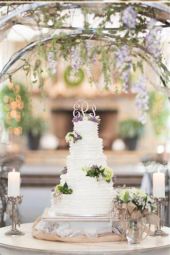 presentar las tartas en las bodas