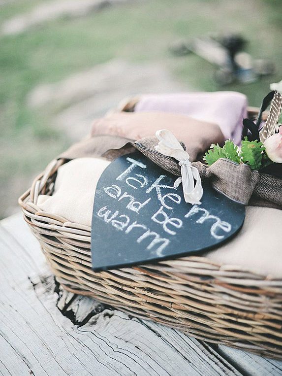 Cestas: ideas para decorar bodas y fiestas en el campo