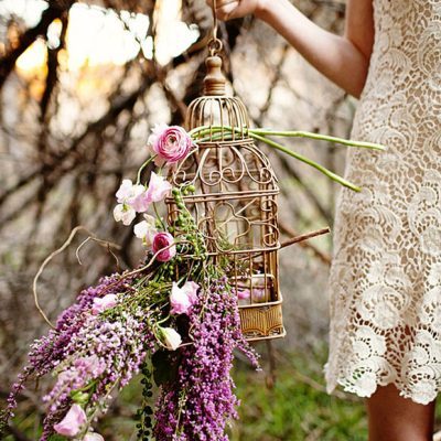 Jaulas para decorar tu boda