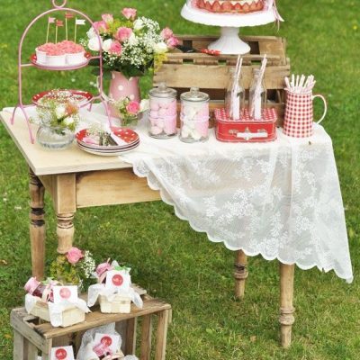 Cake stand 3 candy bar rústica