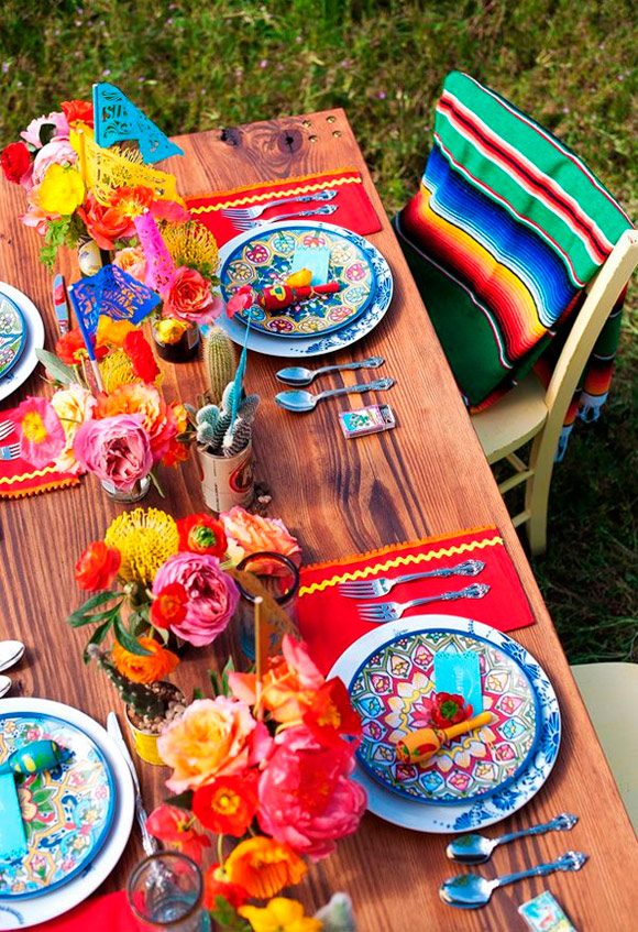 Bodas Estilo mexicano. Decoración de boda mexicanas