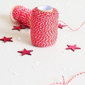 Baker's Twine Rojo, 3mm x 100 metros
