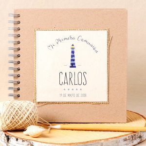 Album comuniones ninos Libro firmas Faro