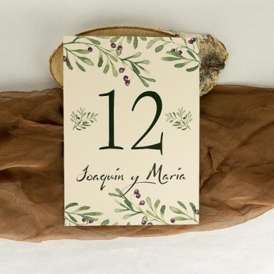 Números de Mesa para Bodas | Diseños Elegantes y Personalizados