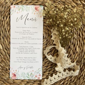 Minutas y Menús para Bodas | Diseños Elegantes y Personalizados
