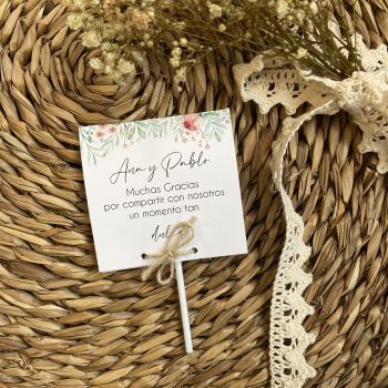 PIRULETA AGRADECIMIENTO BODA