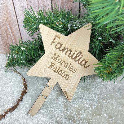 adorno estrella inicial navidad