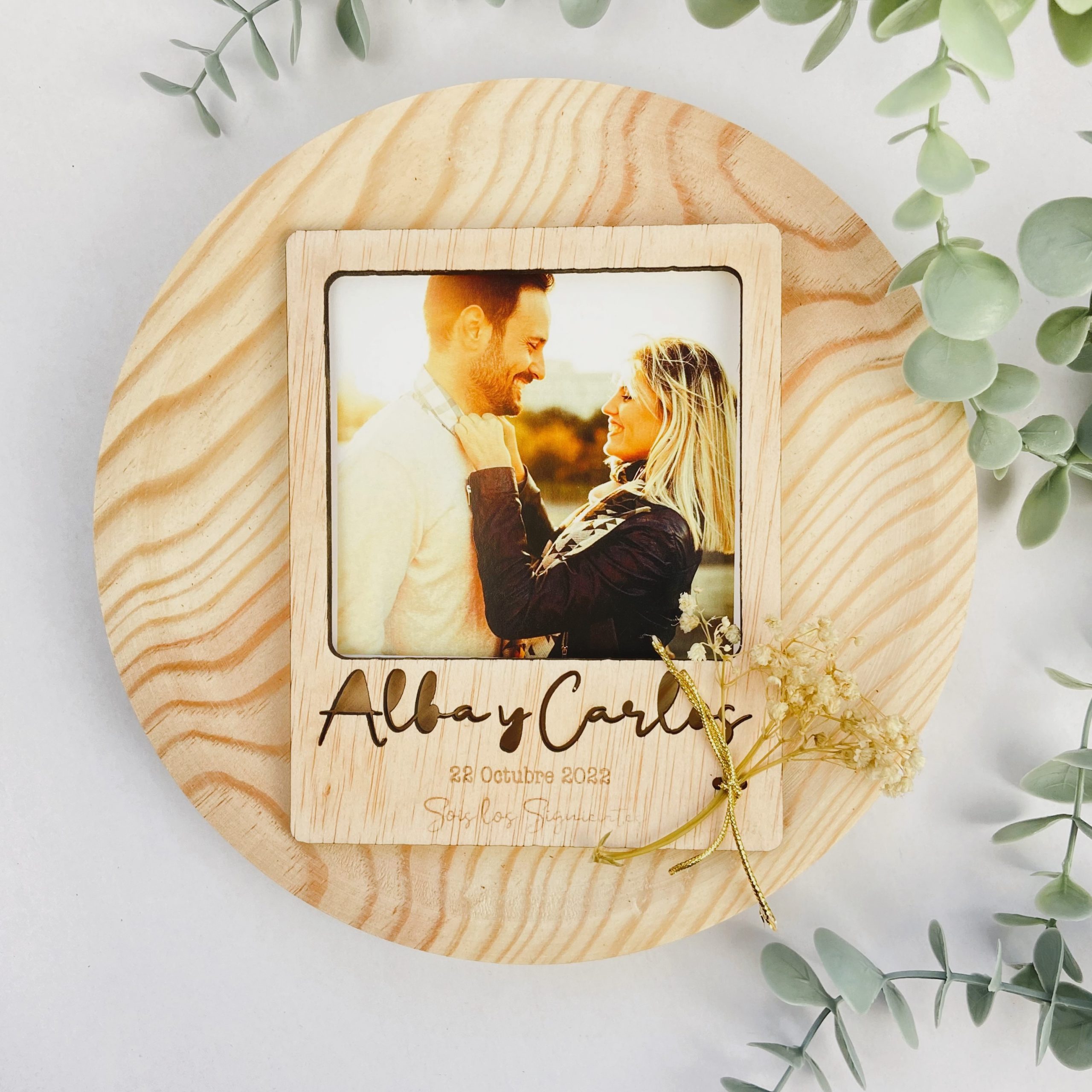 Pegatinas Personalizadas - Wooden Love