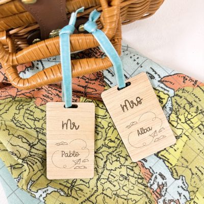 Pack 2 identificadores de maletas personalizados