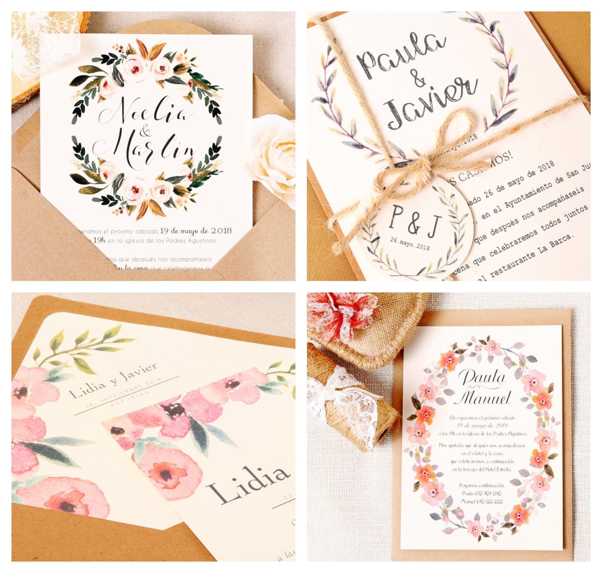 Invitaciones de Boda | Diseños Exclusivos y Personalizados, image size:1920x1827