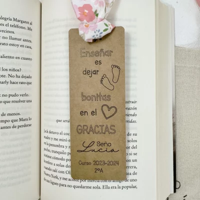 marcapáginas personalizado