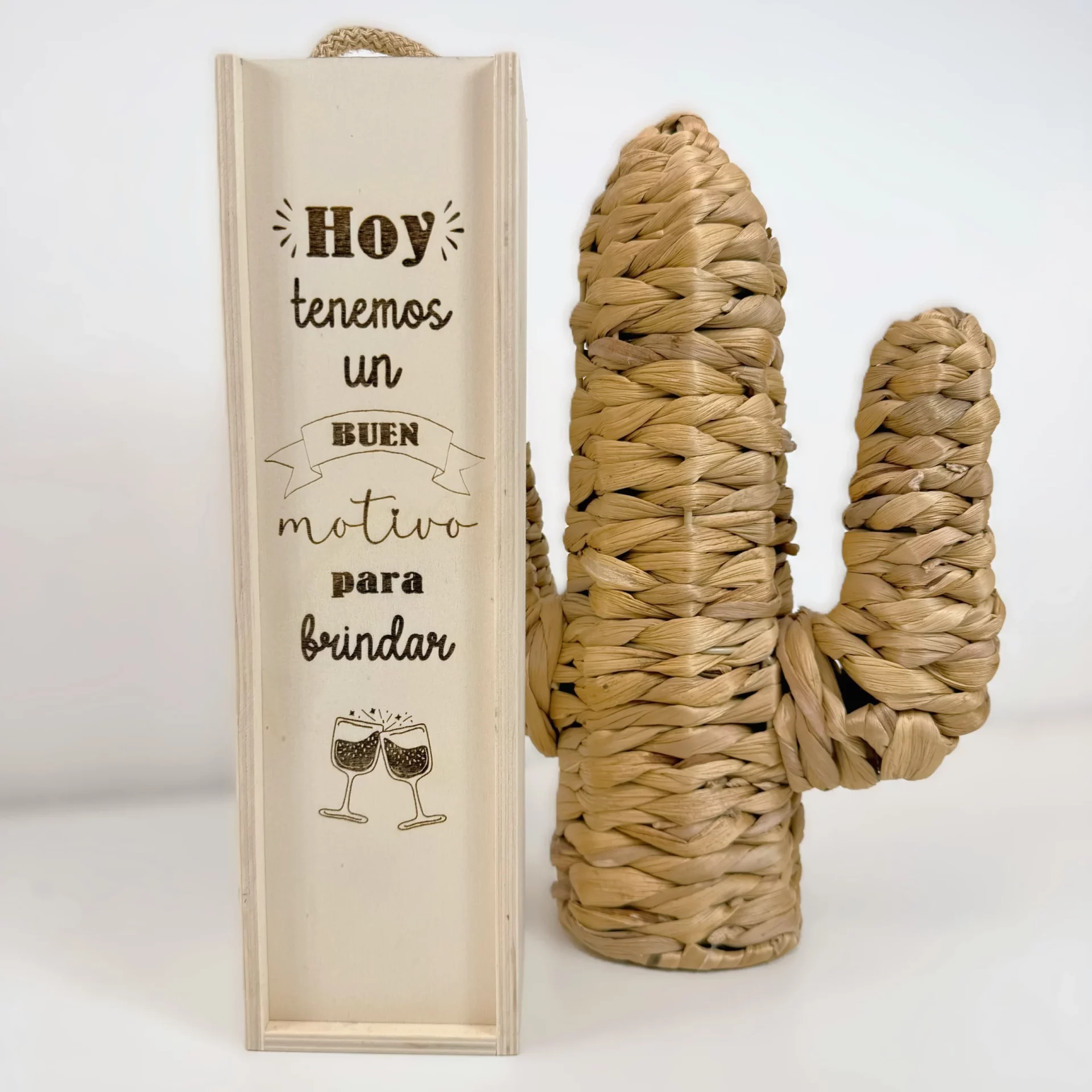 CAJA DE VINO PERSONALIZADA