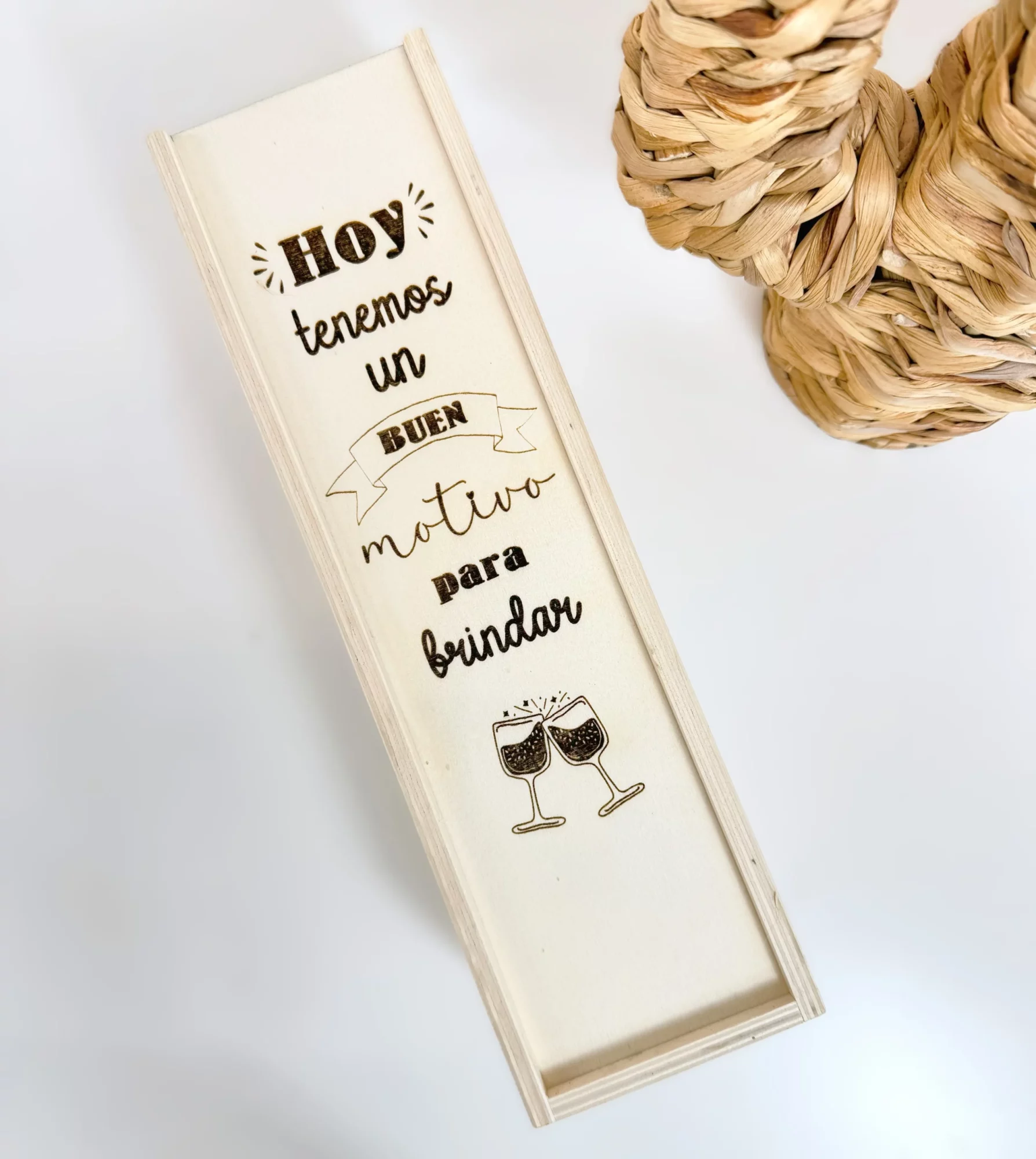 CAJA DE VINO PERSONALIZADA