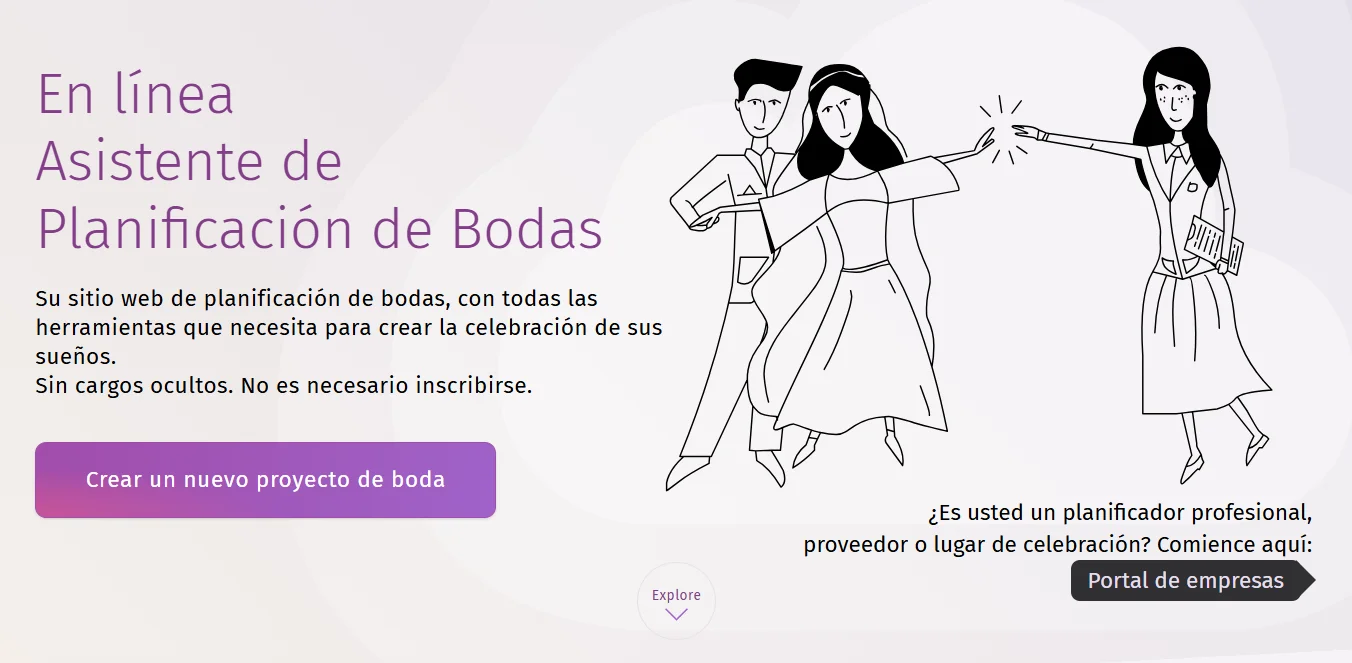 Sitio web interactivo con RSVP