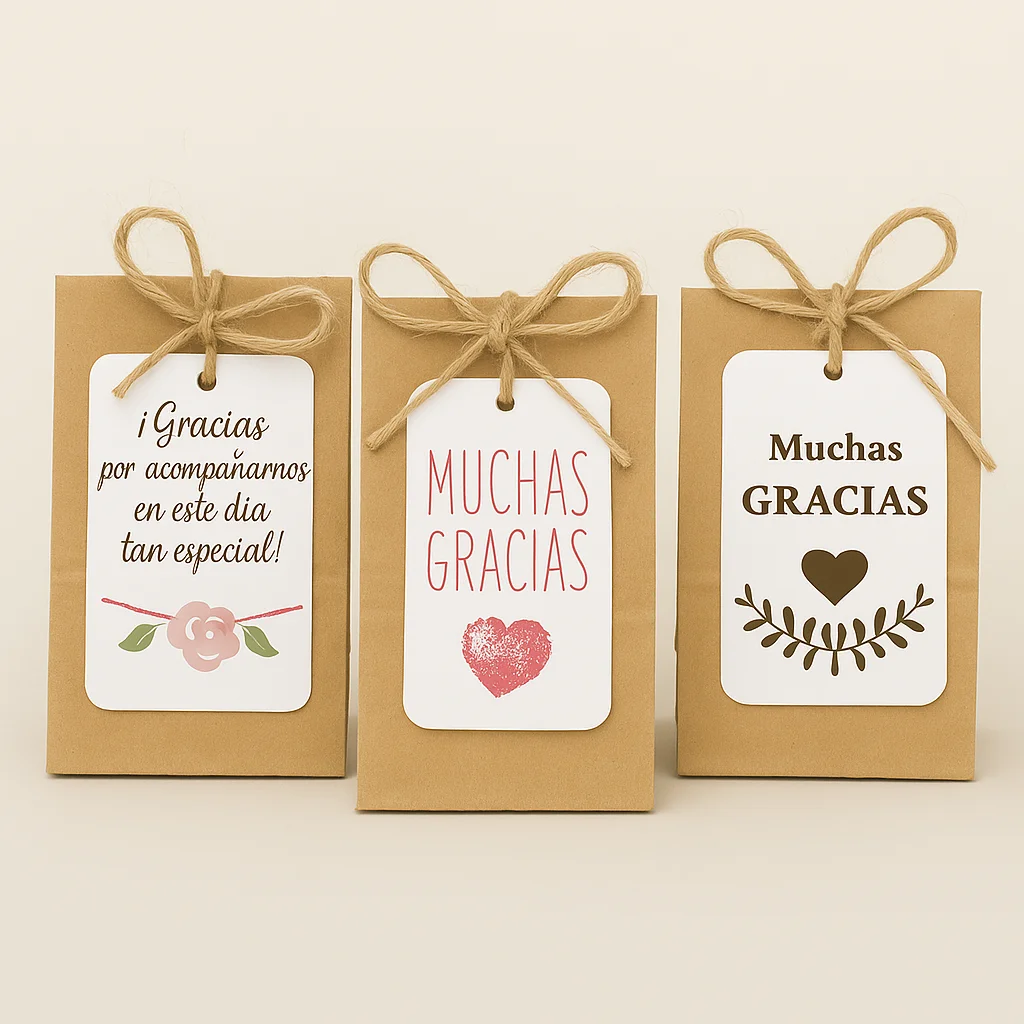 ETIQUETAS DE AGRADECIMIENTO GRATIS IMPRIMIBLES PARA BODAS
