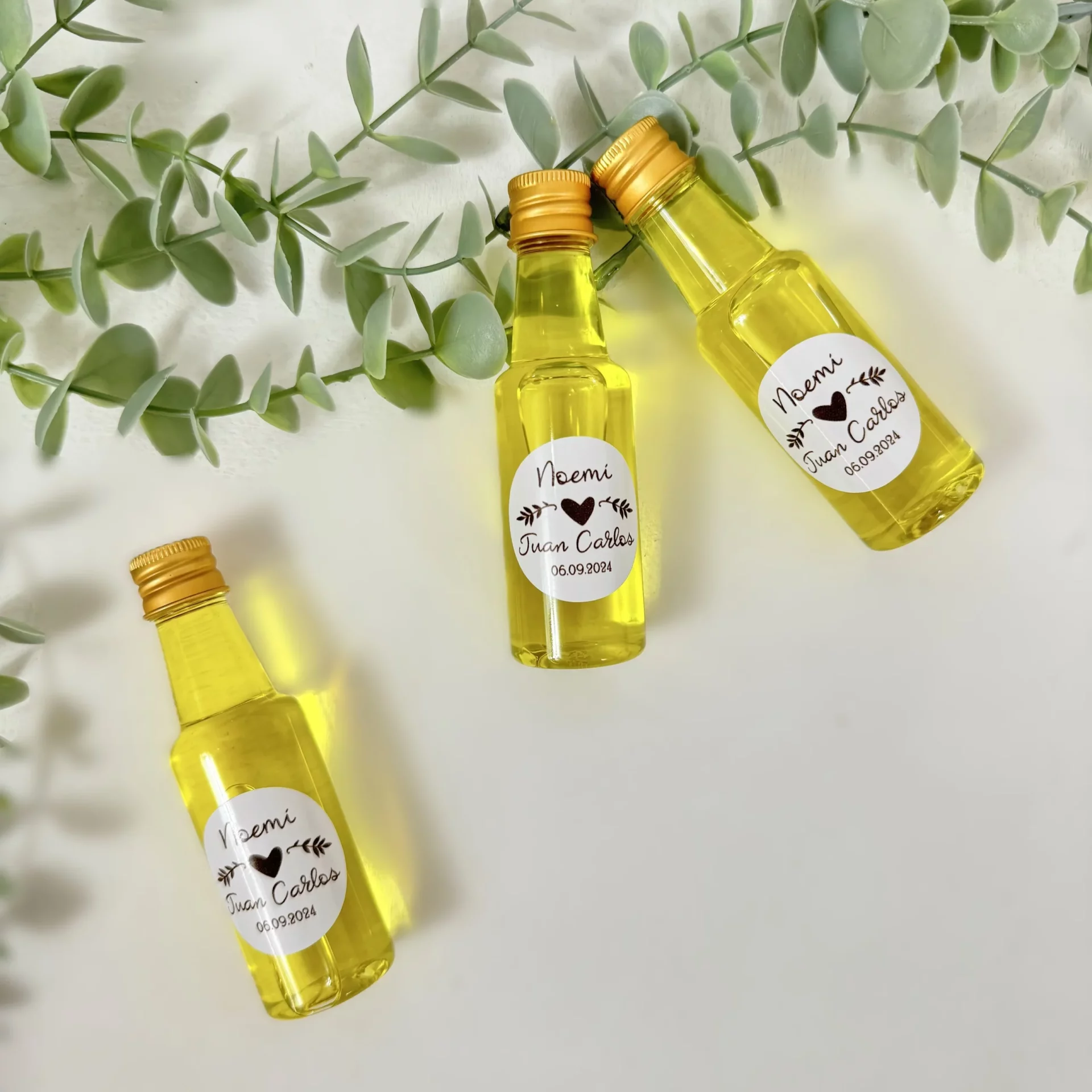 BOTELLITAS LICOR HIERBAS BODA