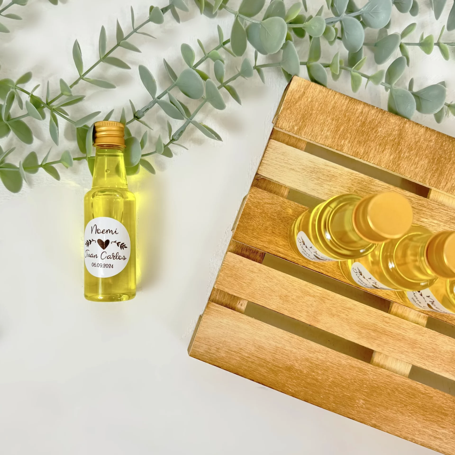 Botellitas Personalizadas Detalles de Boda MODELO 7