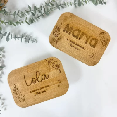 FIAMBRERA PERSONALIZADA DE BAMBU