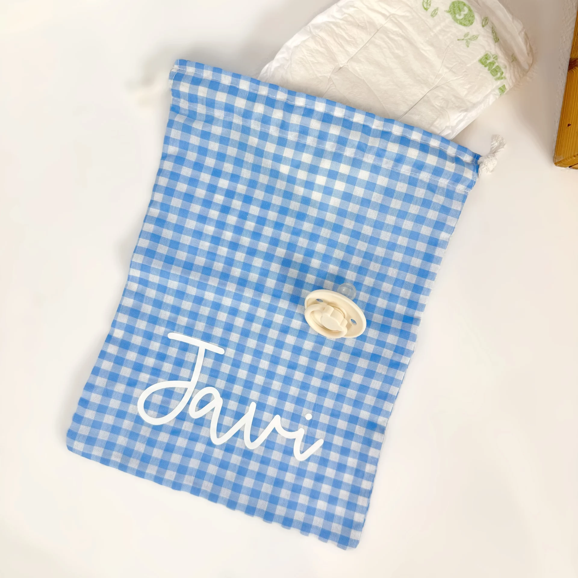 BOLSITA INFANTIL PERSONALIZADA AZUL