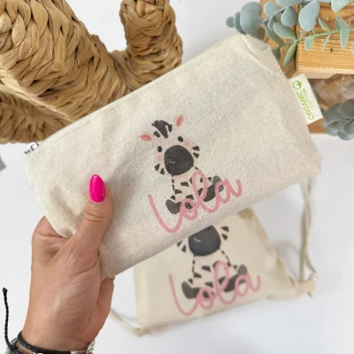 ESTUCHE ESCOLAR PERSONALIZADO ANIMALES