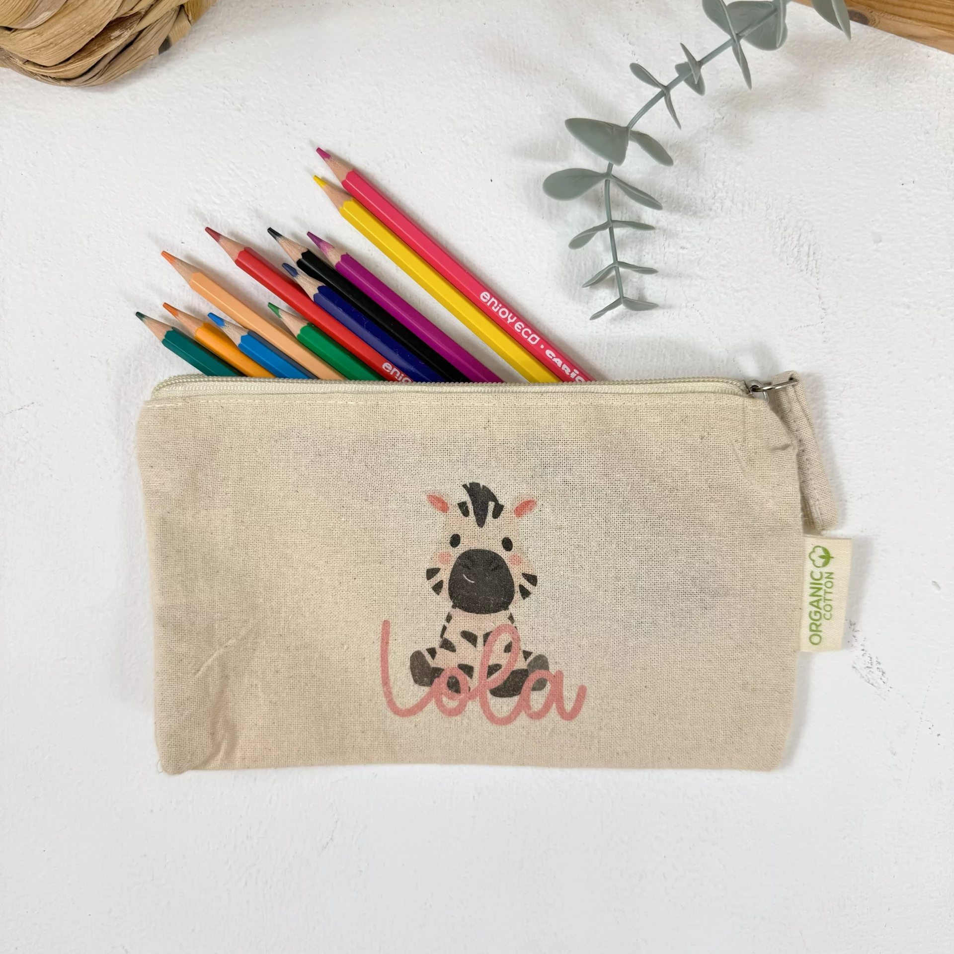 ESTUCHE ESCOLAR PERSONALIZADO ZEBRA