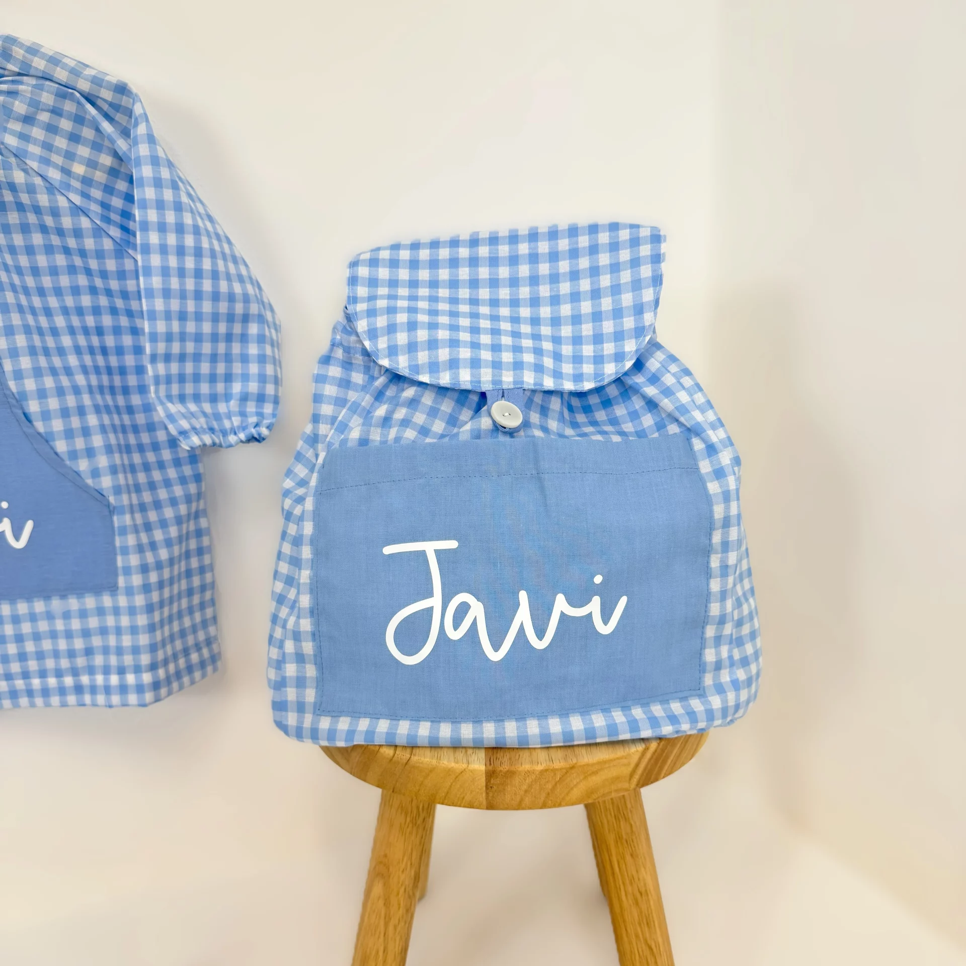 MOCHILA PERSONALIZADA GUARDERÍA AZUL