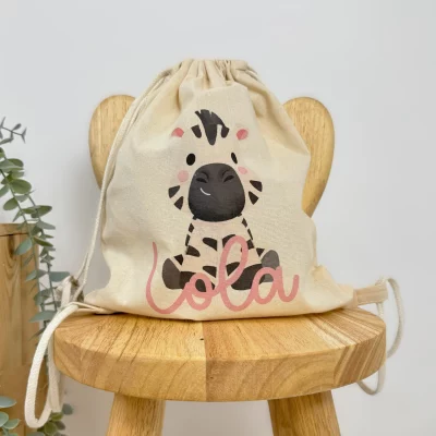 MOCHILA INFANTIL PERSONALIZADA CEBRA