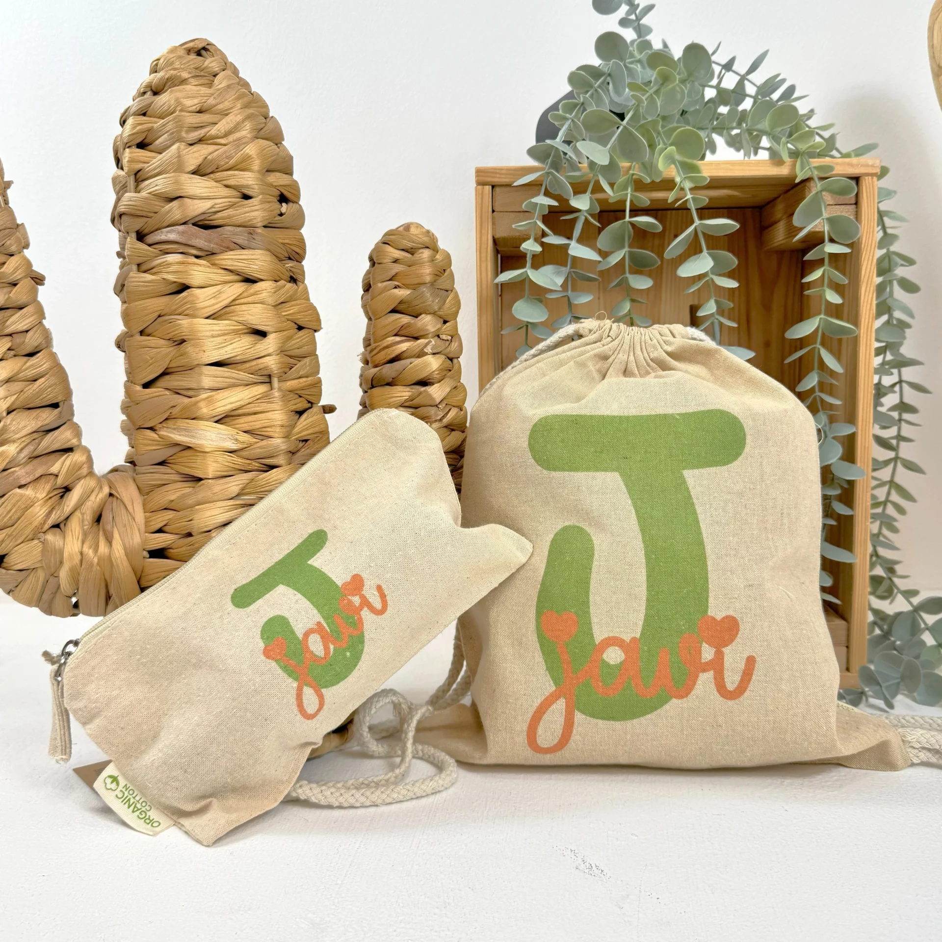 PACK MOCHILA INFANTIL PERSONALIZADA Y ESTUCHE