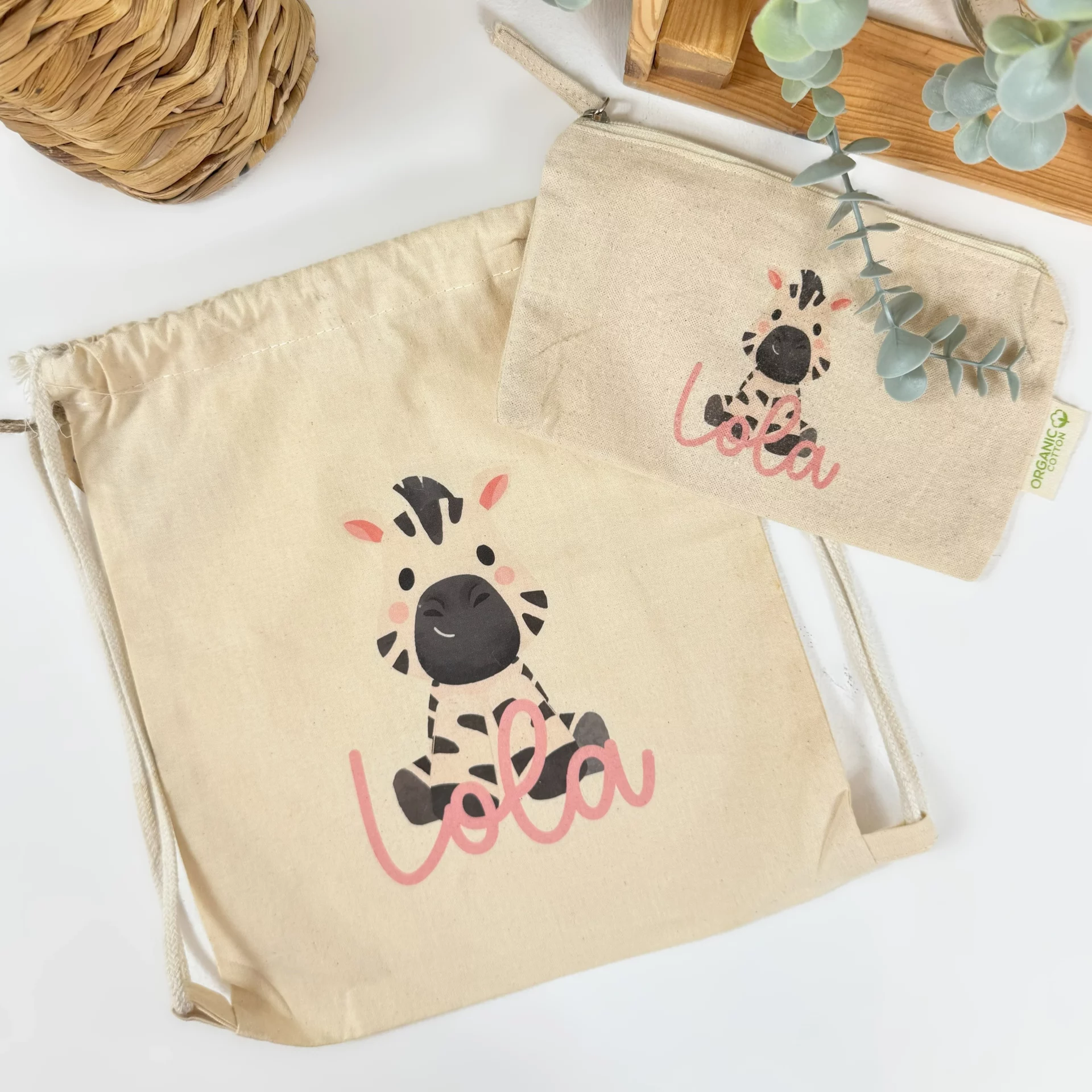 PACK MOCHILA INFANTIL PERSONALIZADA Y ESTUCHE