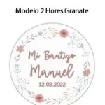 MODELO 2 - FLORES GRANATE