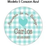 MODELO 5 - CORAZON AZUL