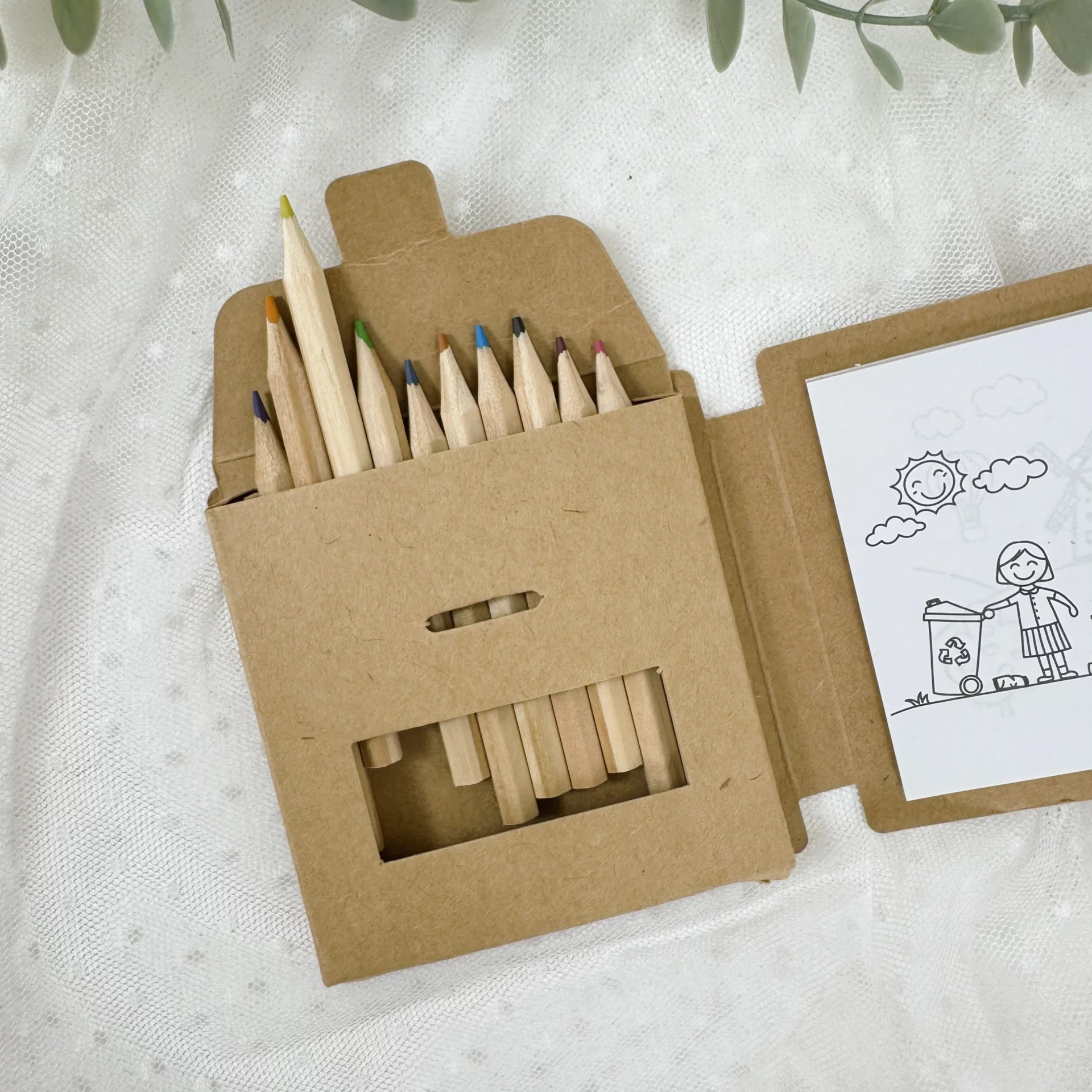 Set de lápices Personalizado Bautizo INTERIOR