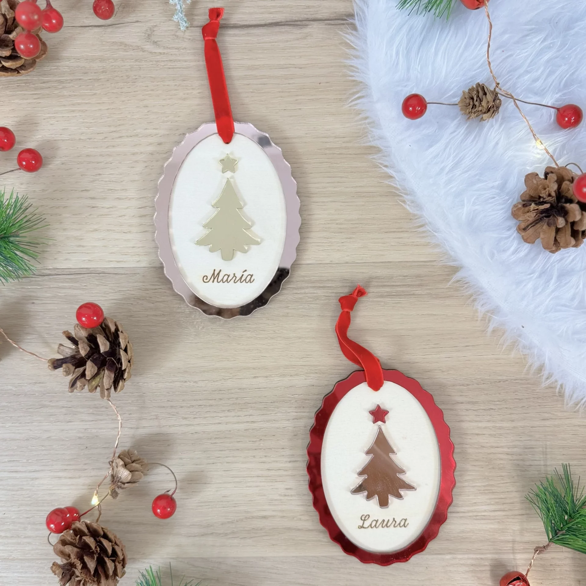 Adorno Arbol Navidad Personalizado