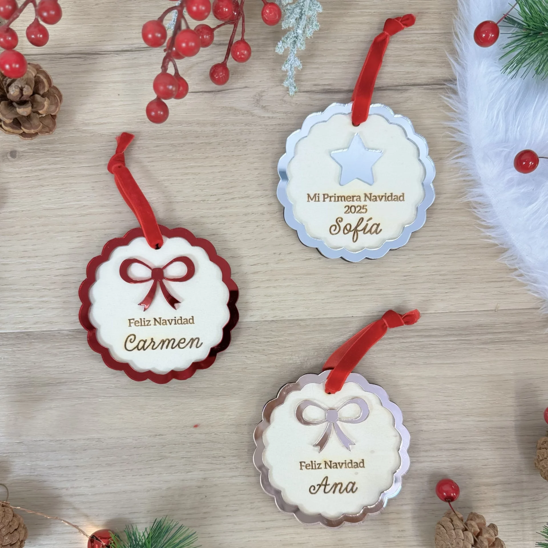 Adorno Navideño Personalizado