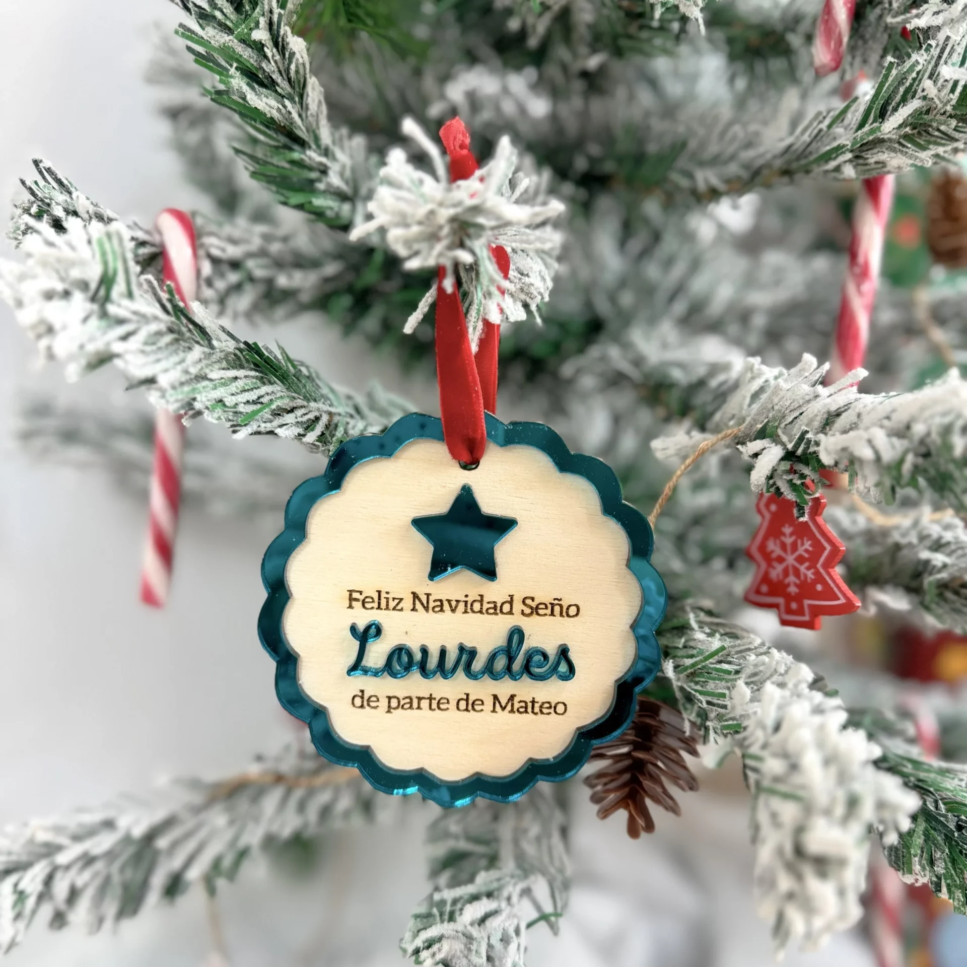 Bolita Navidad Profes Personalizada