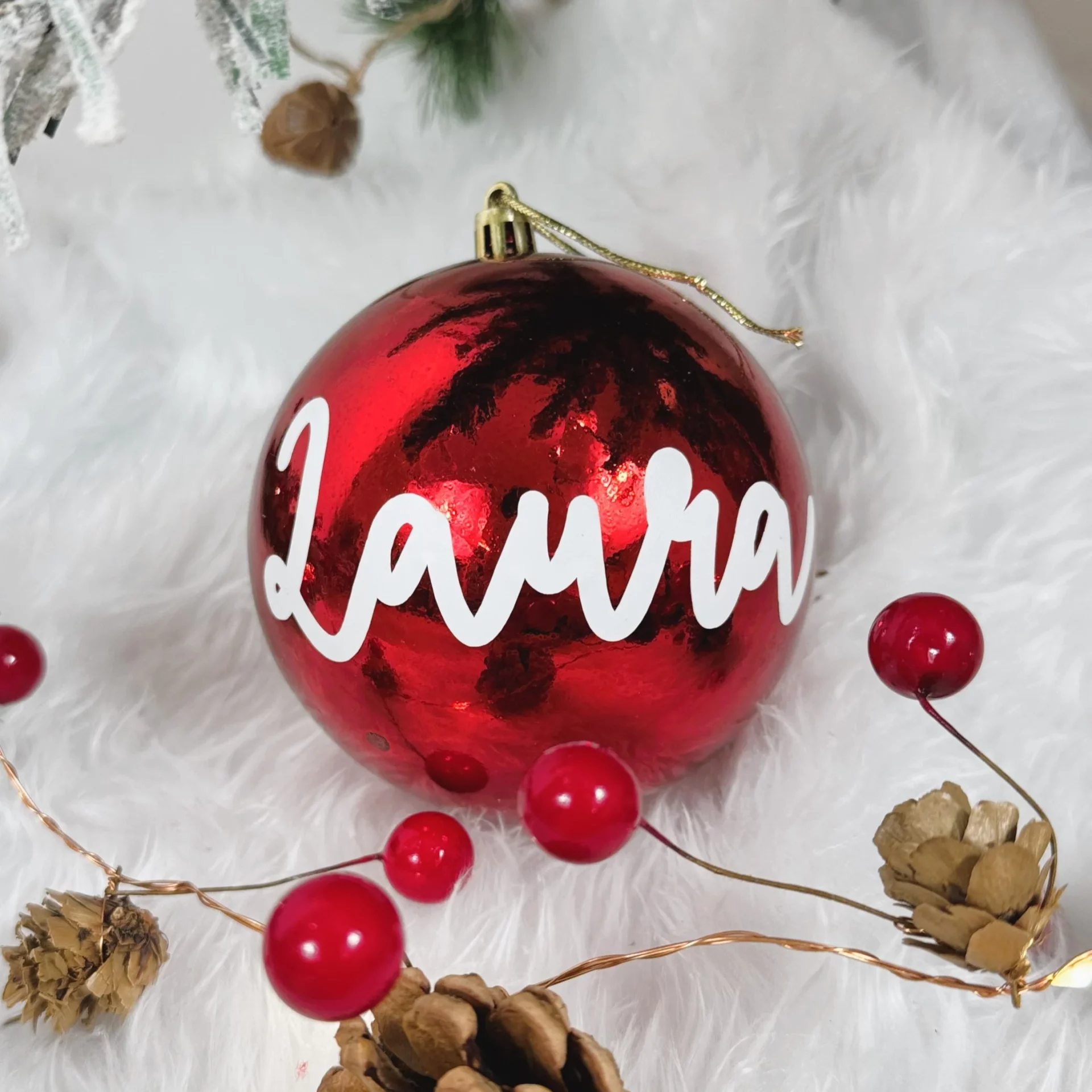 Bola de Navidad Personalizada con nombre