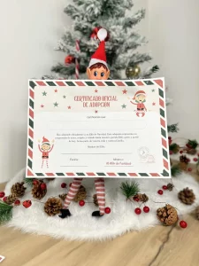 Certificado Adopcion Elfo de Navidad