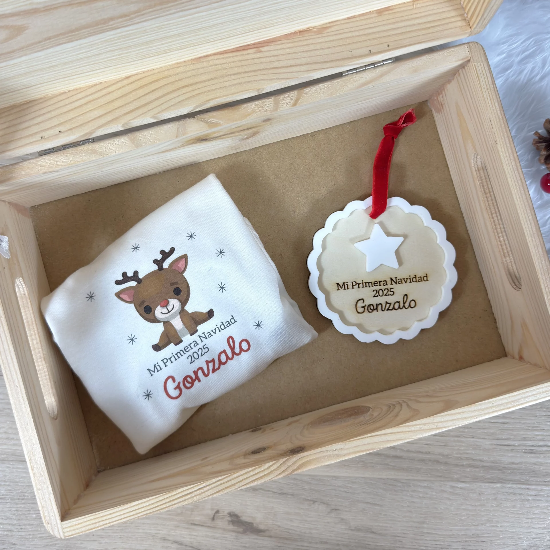 Pack regalo recién nacido Mi Primera Navidad PERFECTO