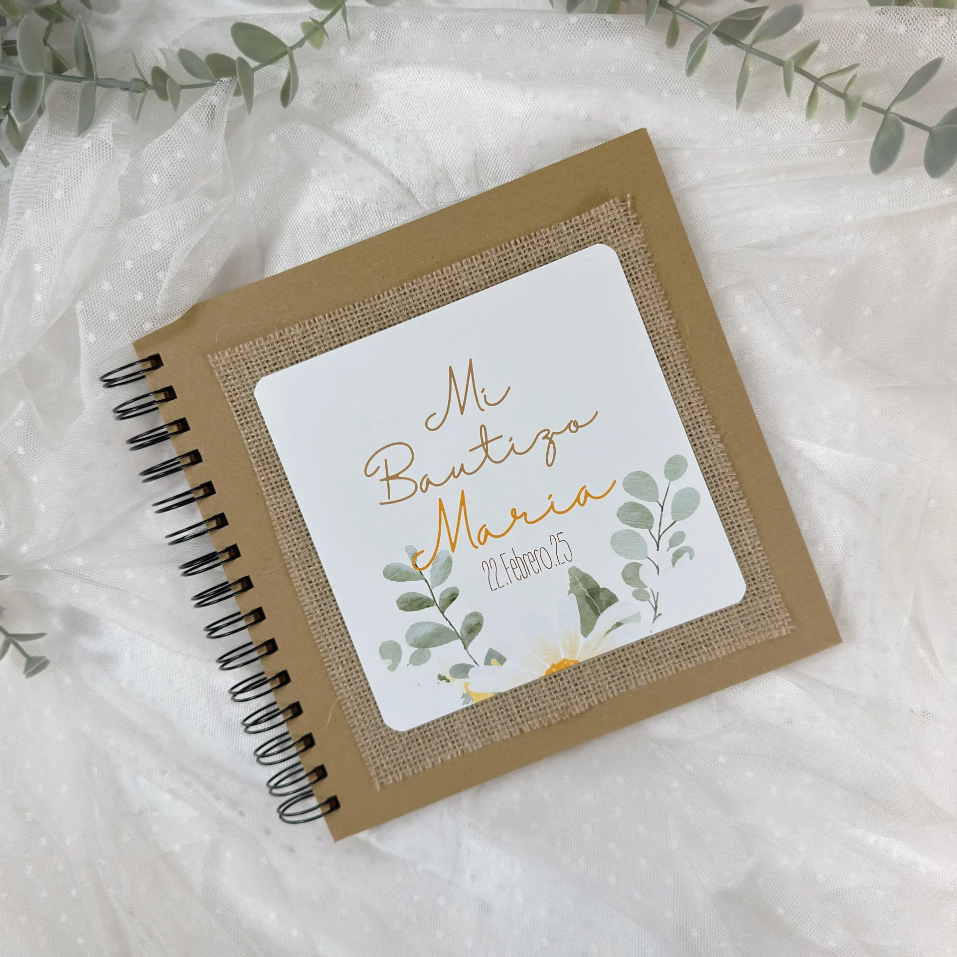 LIBRO DE FIRMAS BAUTIZO