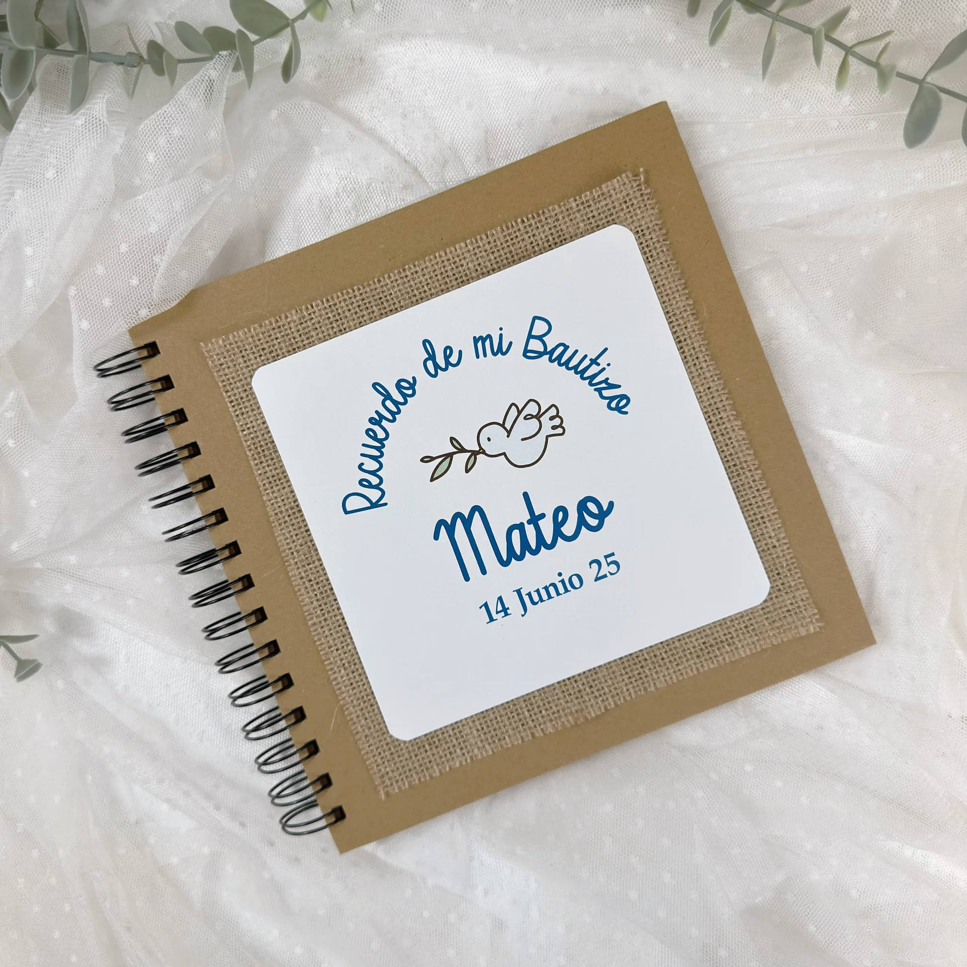 LIBRO DE FIRMAS BAUTIZO PALOMA